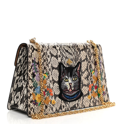 Gucci Snakeskin Embroidered Linea Ricami Shoulder Multicolor 3 of 11