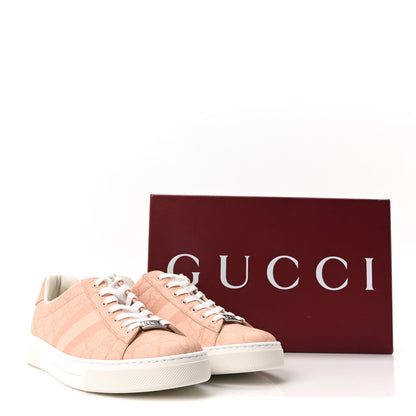 Gucci GG Supreme Tonal Web Womens New Ace Sneakers 37.5 Pink 10 of 10