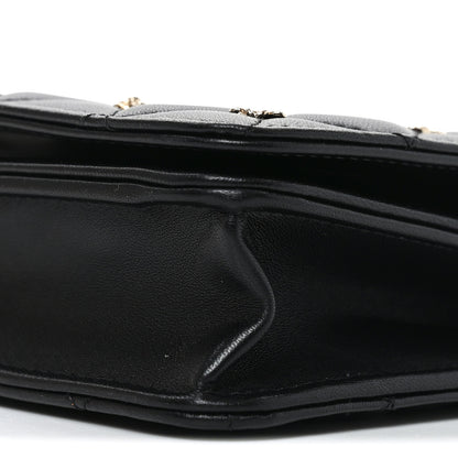 Chanel Lambskin Quilted All About Chanel Charm Wallet On Chain WOC Black 11 of 11
