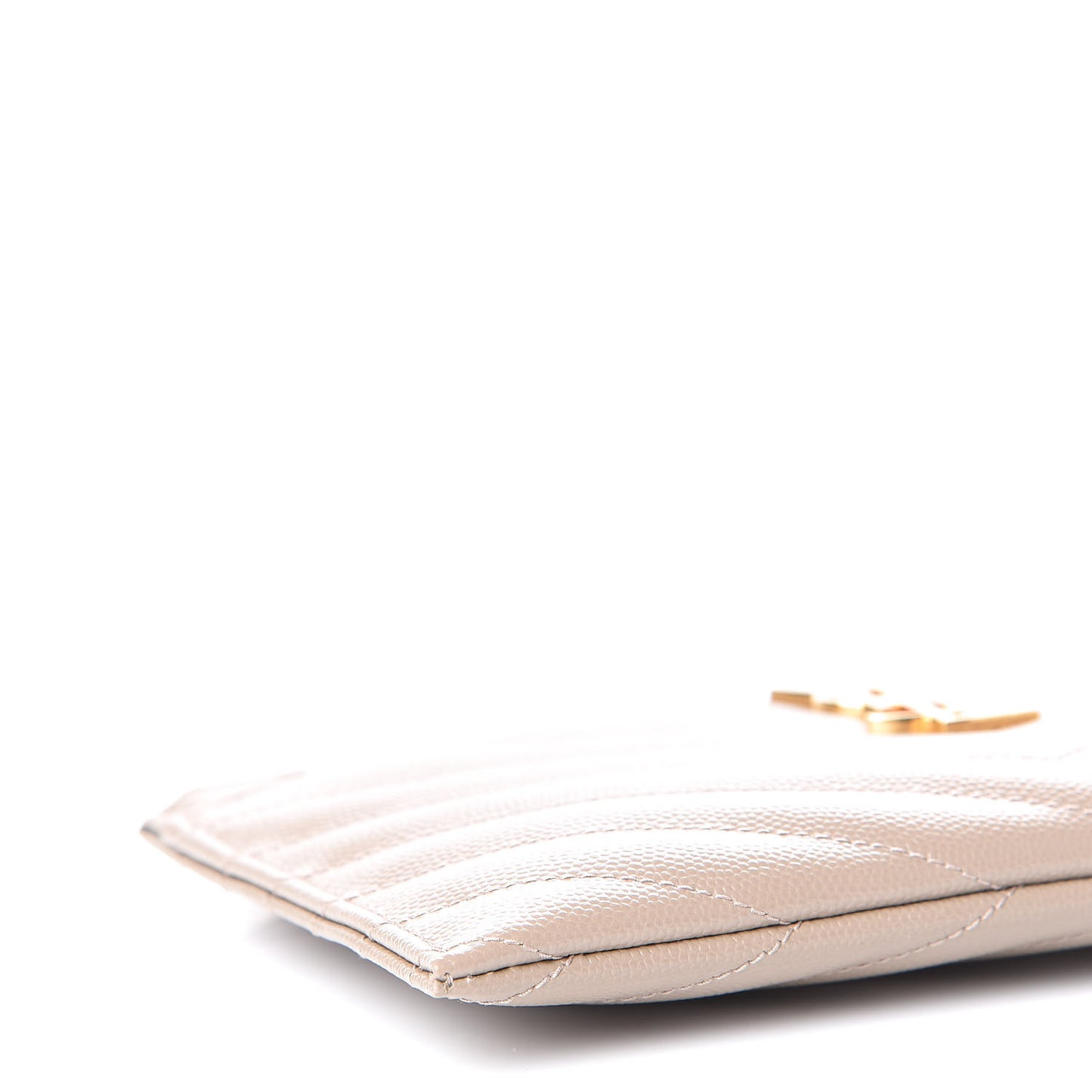 Grain De Poudre Chevron Monogram Bill Pouch Rose Poudre