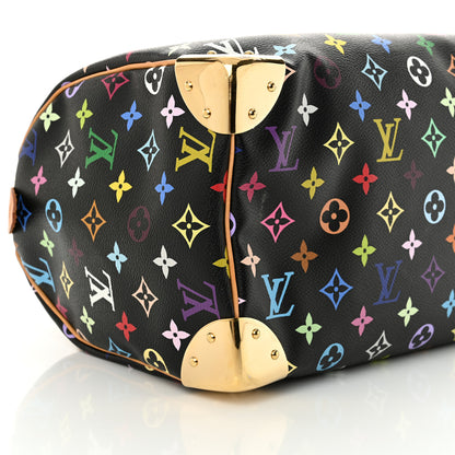 Louis Vuitton Monogram Multicolor Speedy 30 Black 8 of 10