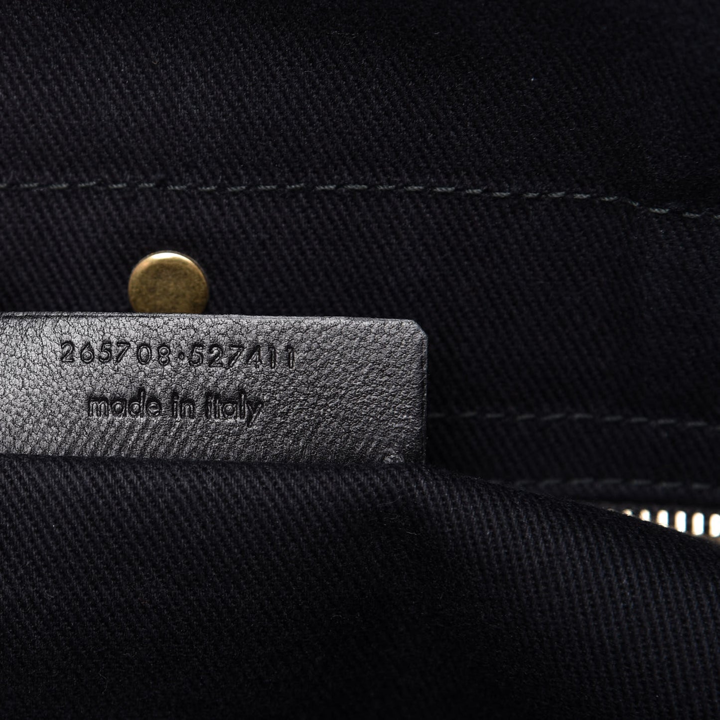 Calfskin Canvas Large Muse Two Navy
