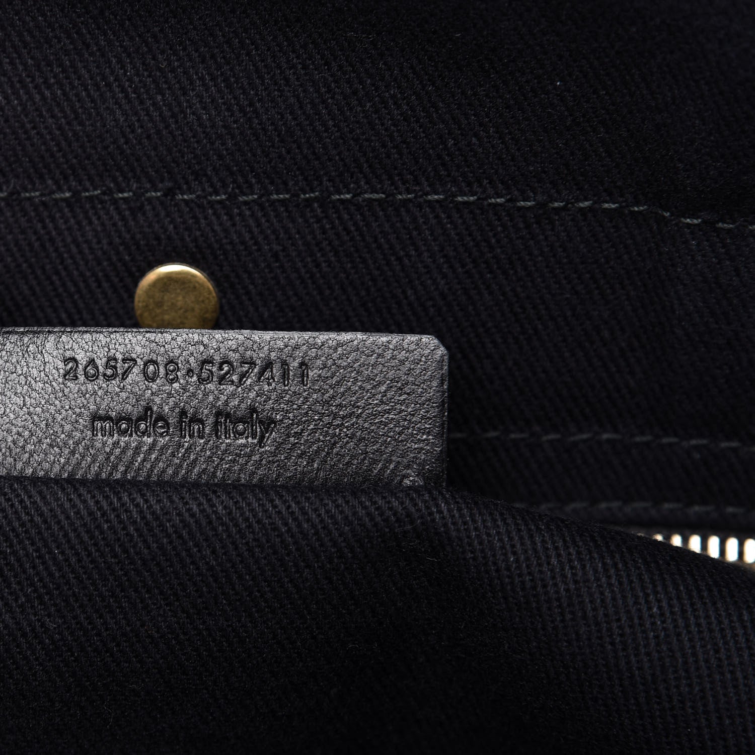 Saint Laurent Calfskin Canvas Large Muse Two Navy 9 of 13