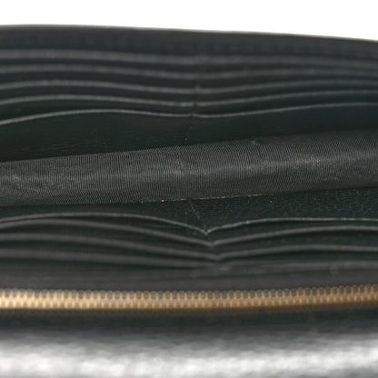 Gucci Dollar Calfskin Interlocking G Chain Wallet Black 8 of 15