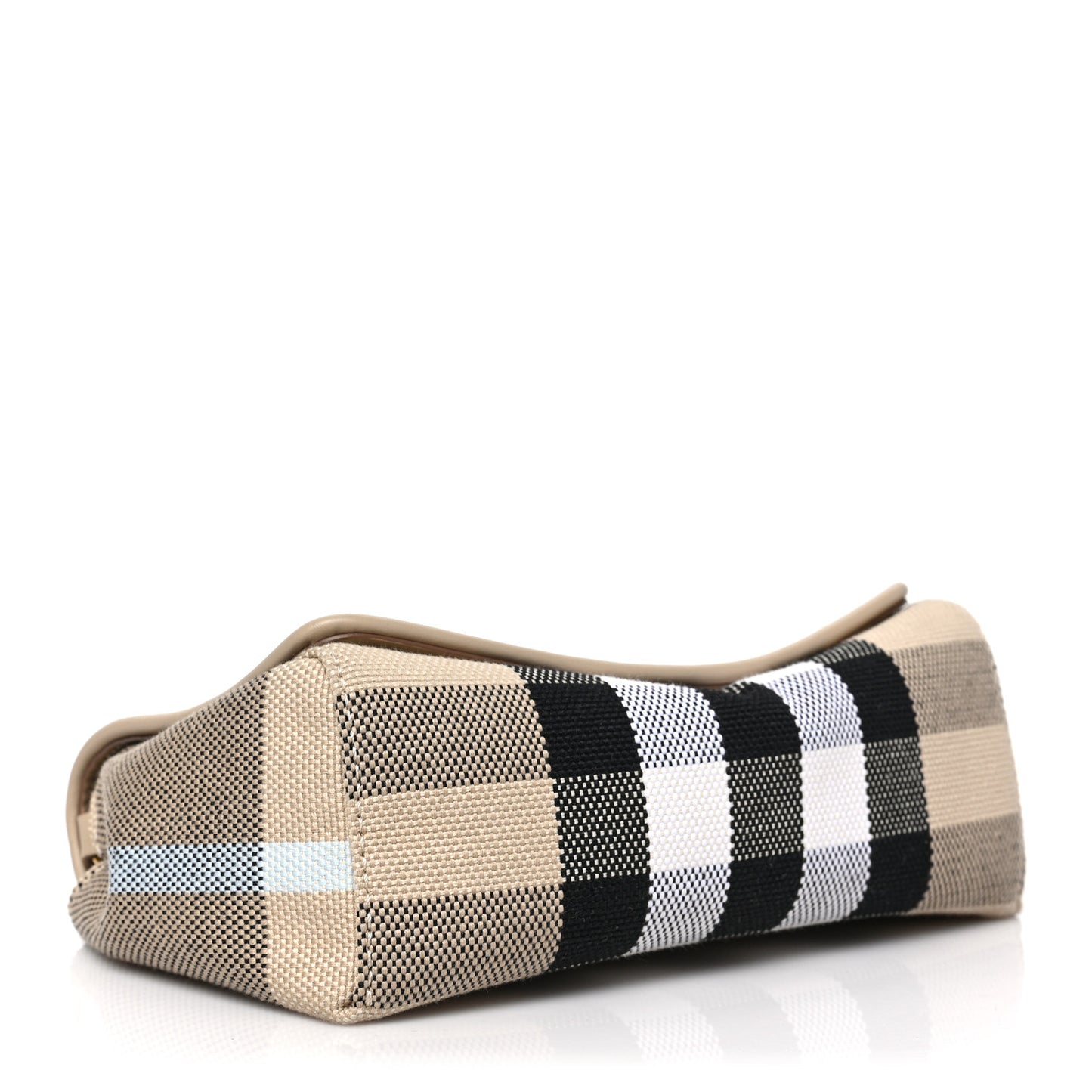 Canvas Check Hackberry Crossbody Bag Soft Fawn