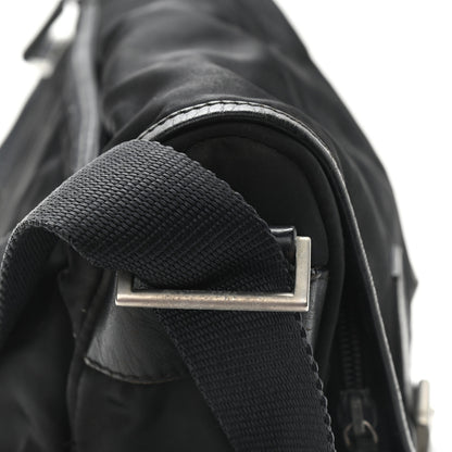 Prada Nylon Vela Messenger Bag Black 14 of 14