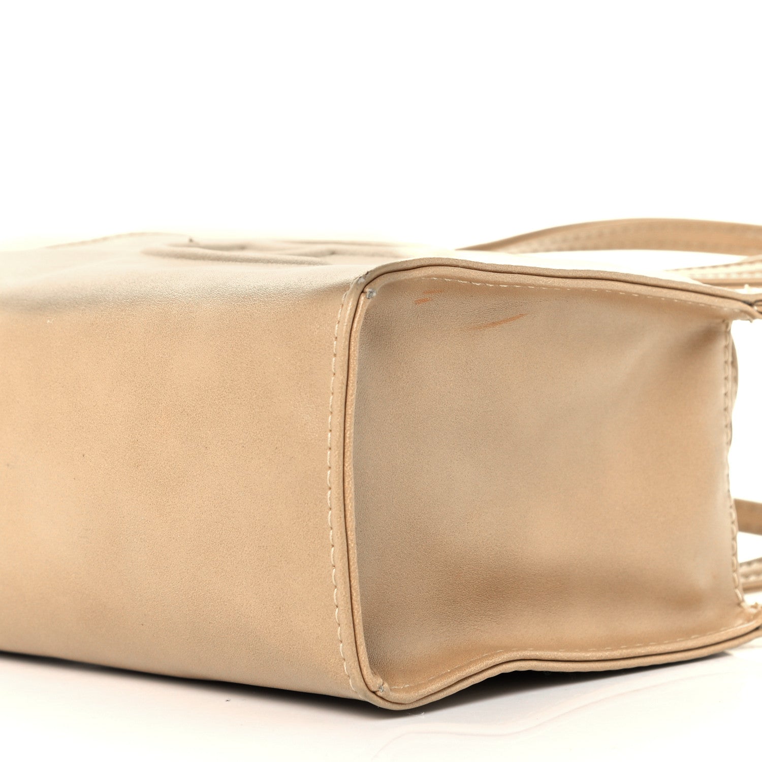 Telfar Vegan Leather Small Shopping Bag Cream 6 of 11