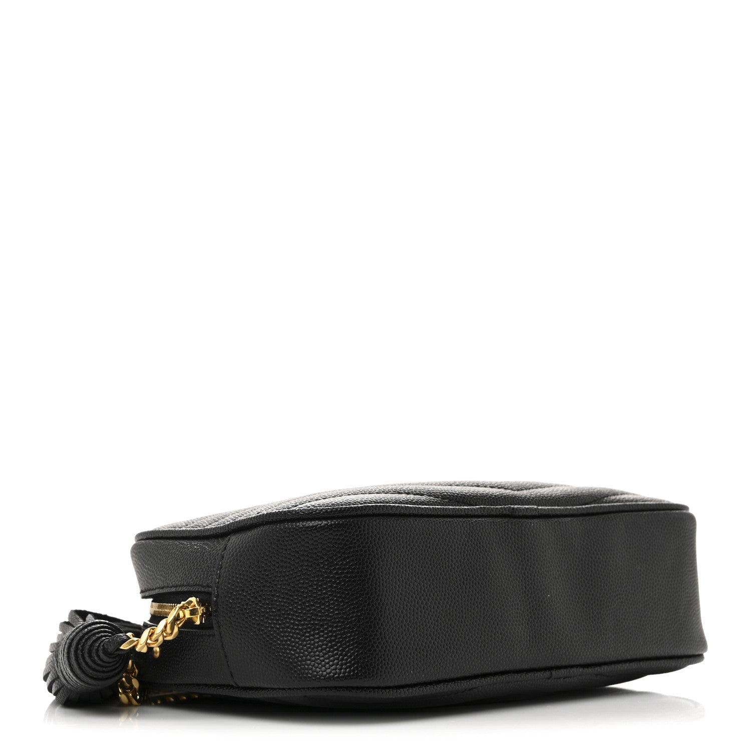 Saint Laurent Grain De Poudre Matelasse Monogram Mini Lou Camera Bag Black 4 of 10