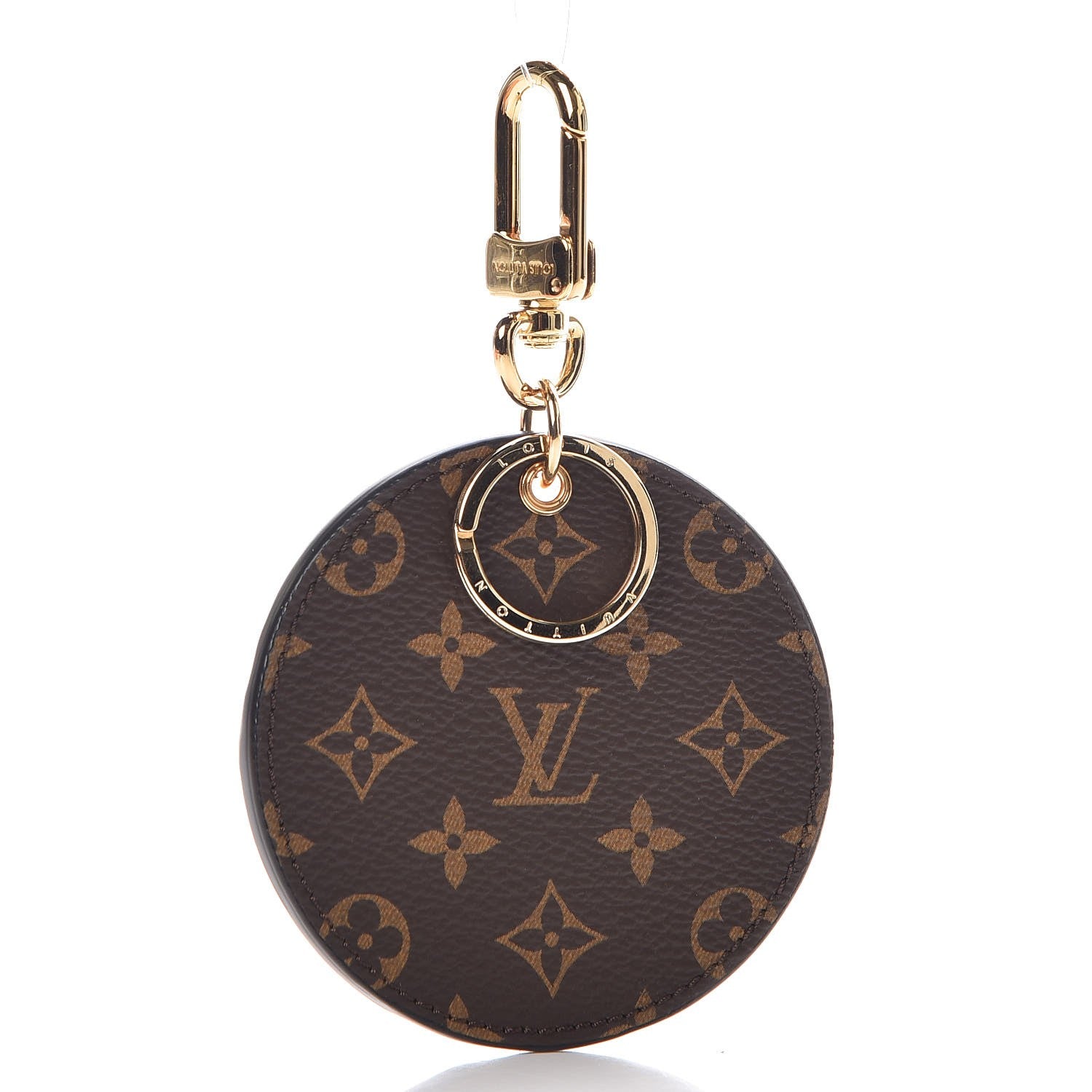 Louis Vuitton Monogram Brogue V Key Holder Bag Charm 2 of 4