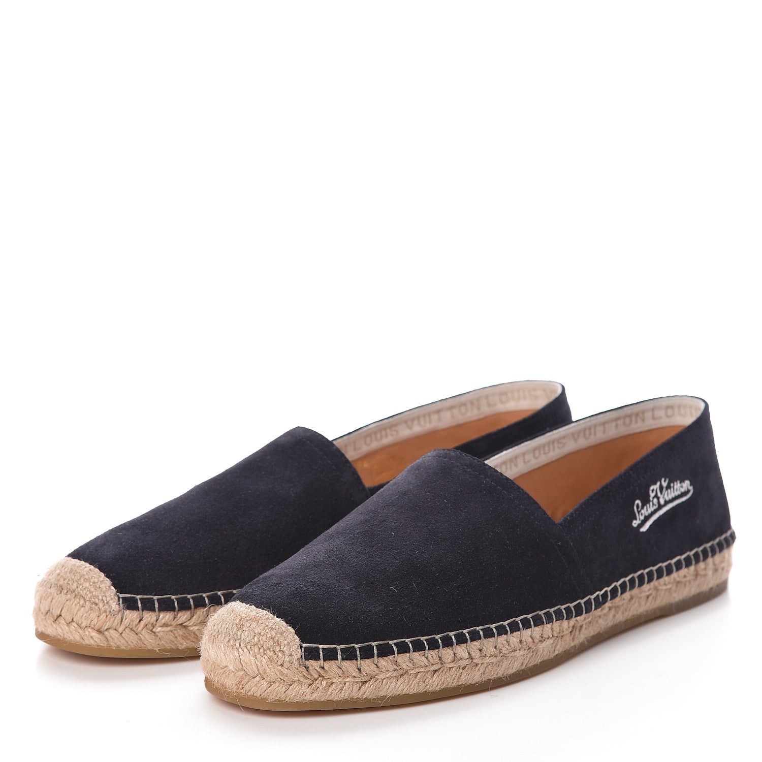 Louis Vuitton Suede Bidart Espadrilles 9.5 Marine 2 of 7