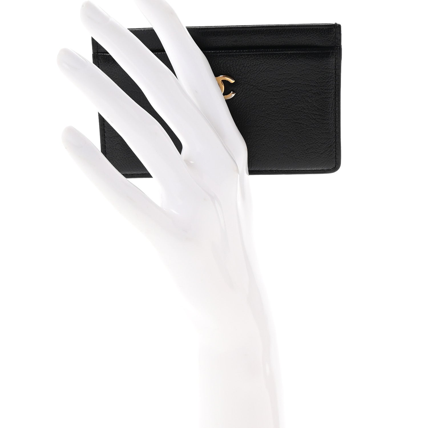 Chanel Goatskin CC Card Holder Black 2 of 8