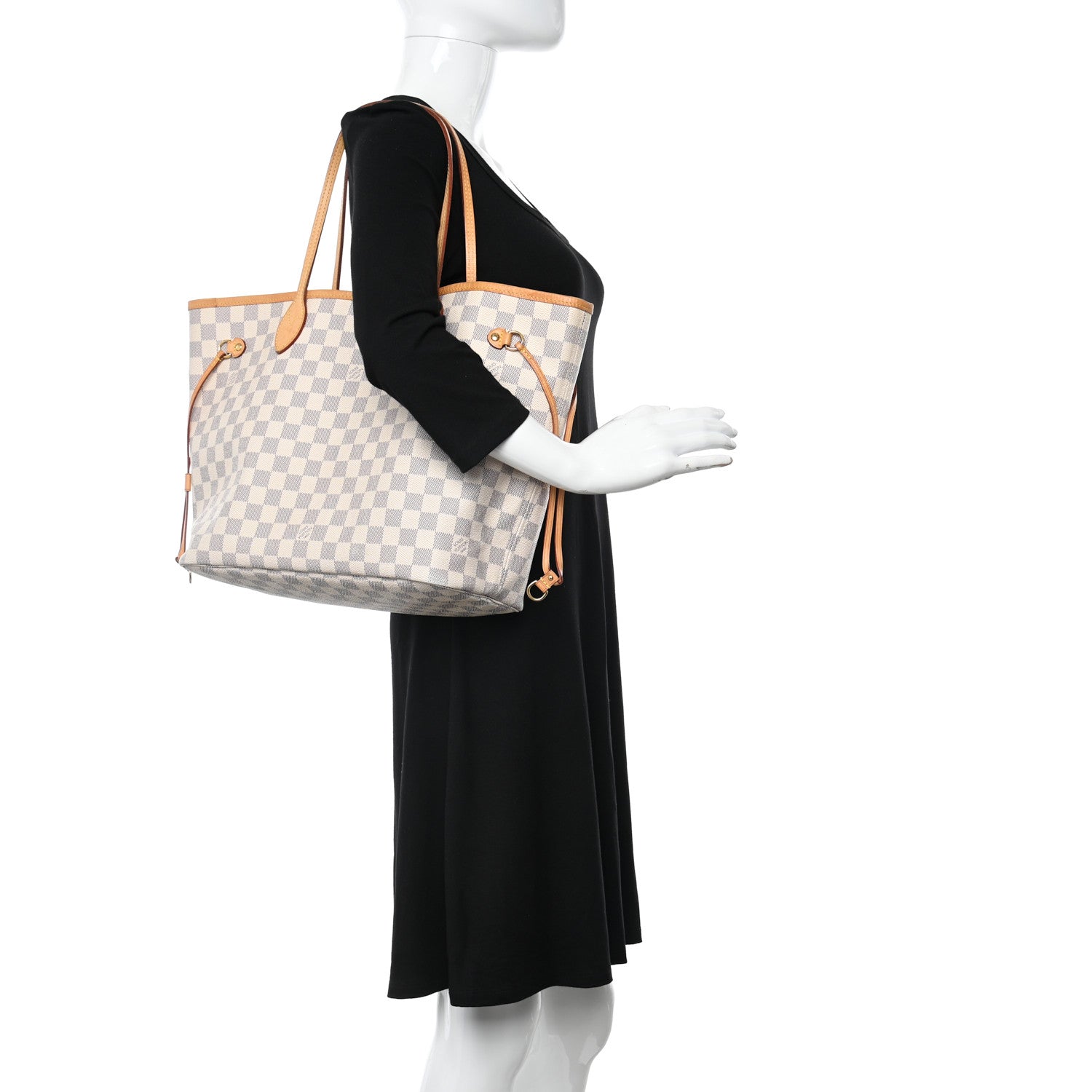 Louis Vuitton Damier Azur Neo Neverfull MM 2 of 15