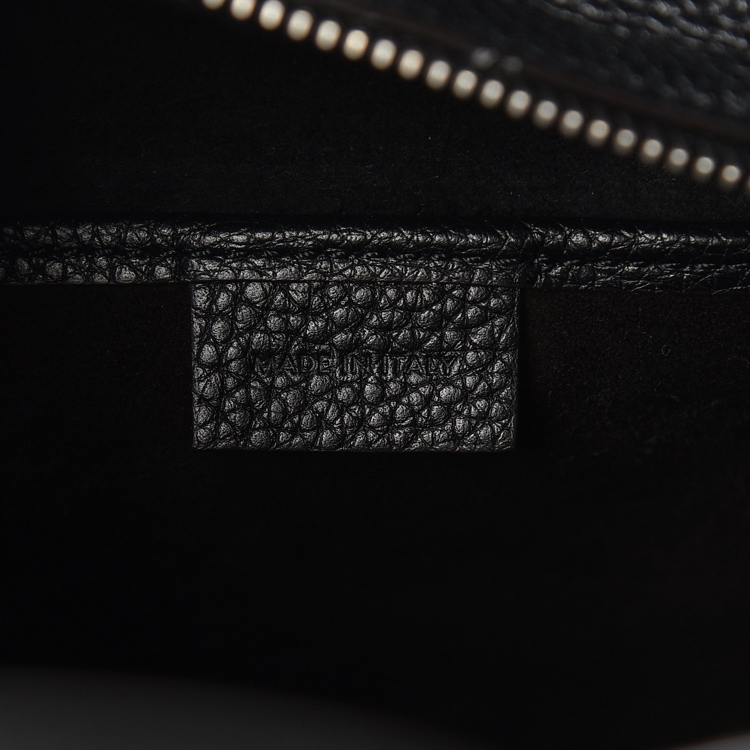 Celine Drummed Calfskin Nano Luggage Black 6 of 10