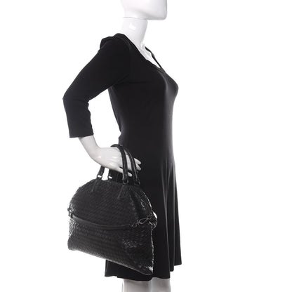 Bottega Veneta Nappa Intrecciato Medium Convertible Tote Black 2 of 11