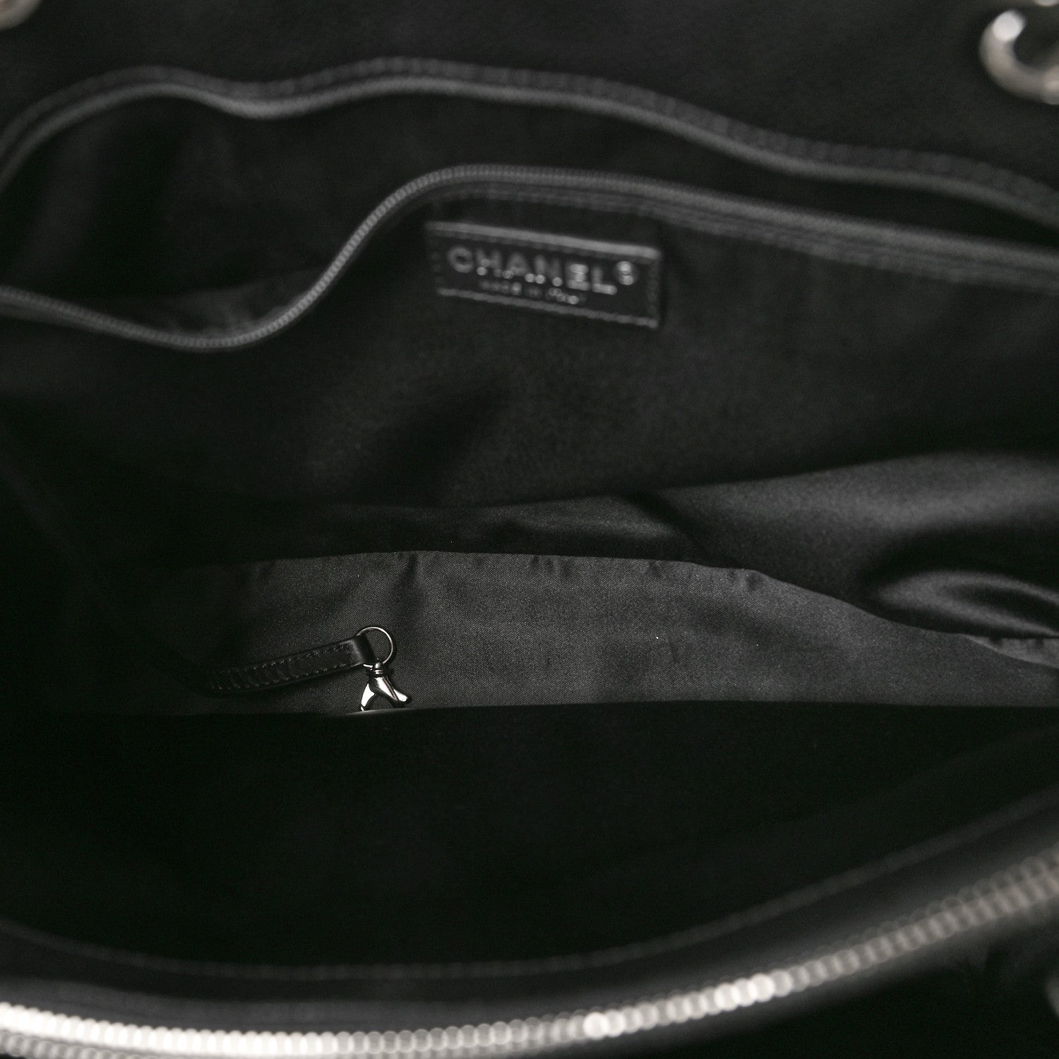 Chanel Caviar Quilted Grand Shopping Tote GST Black 5 of 11
