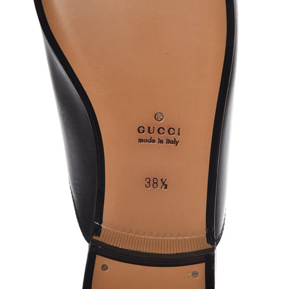 Gucci Calfskin Womens Princetown Slippers 38.5 Black 7 of 10