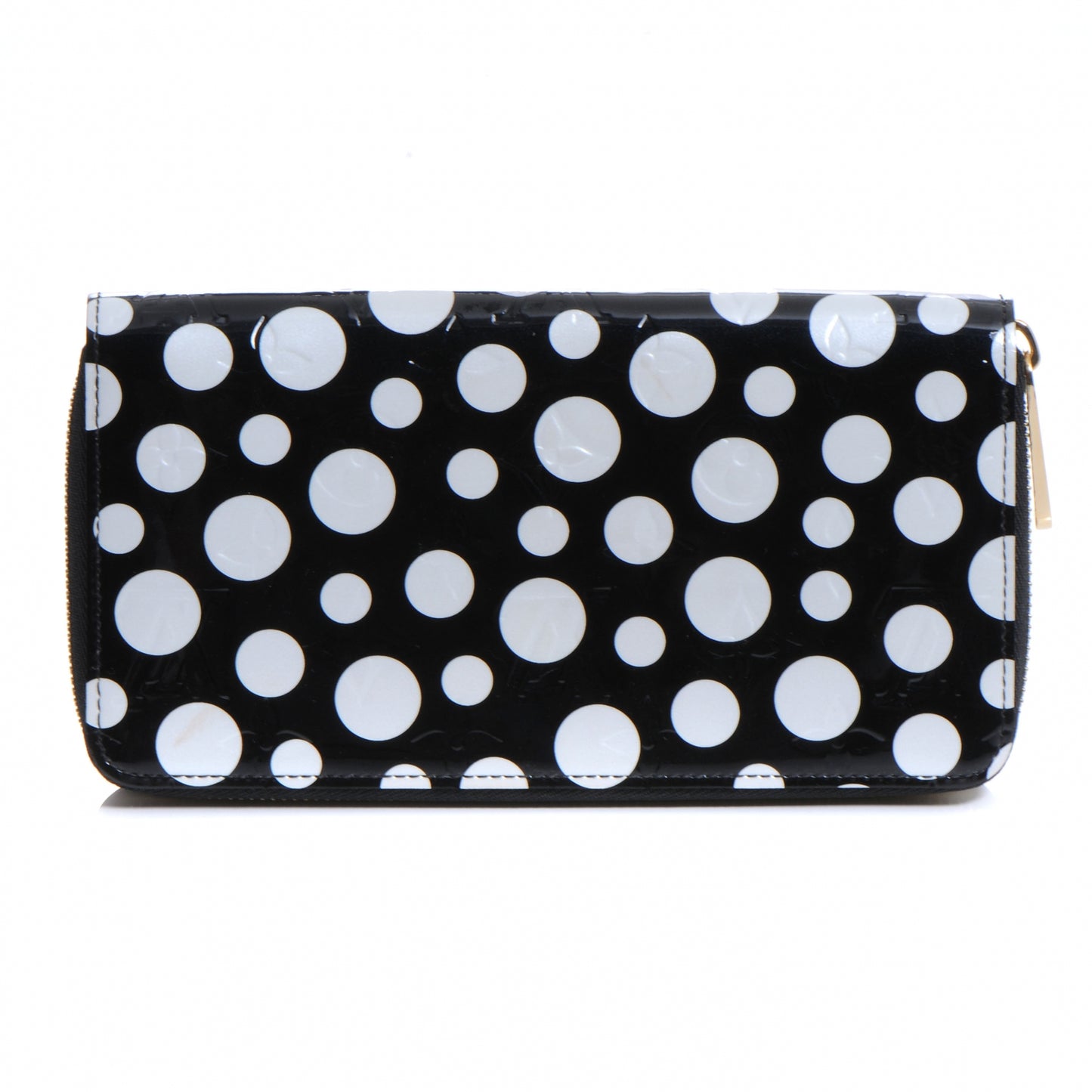 Vernis Kusama Infinity Dots Zippy Wallet Black