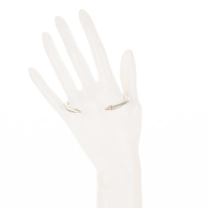 David Yurman Sterling Silver 14K Yellow Gold 5mm Cable Classics Bracelet 2 of 4