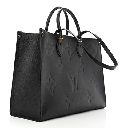 Louis Vuitton Empreinte Monogram Giant Onthego GM Black 3 of 12
