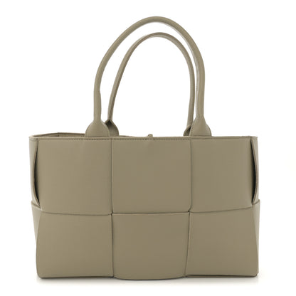 Bottega Veneta Grained Calfskin Intrecciato Small Arco Tote Taupe 1 of 11