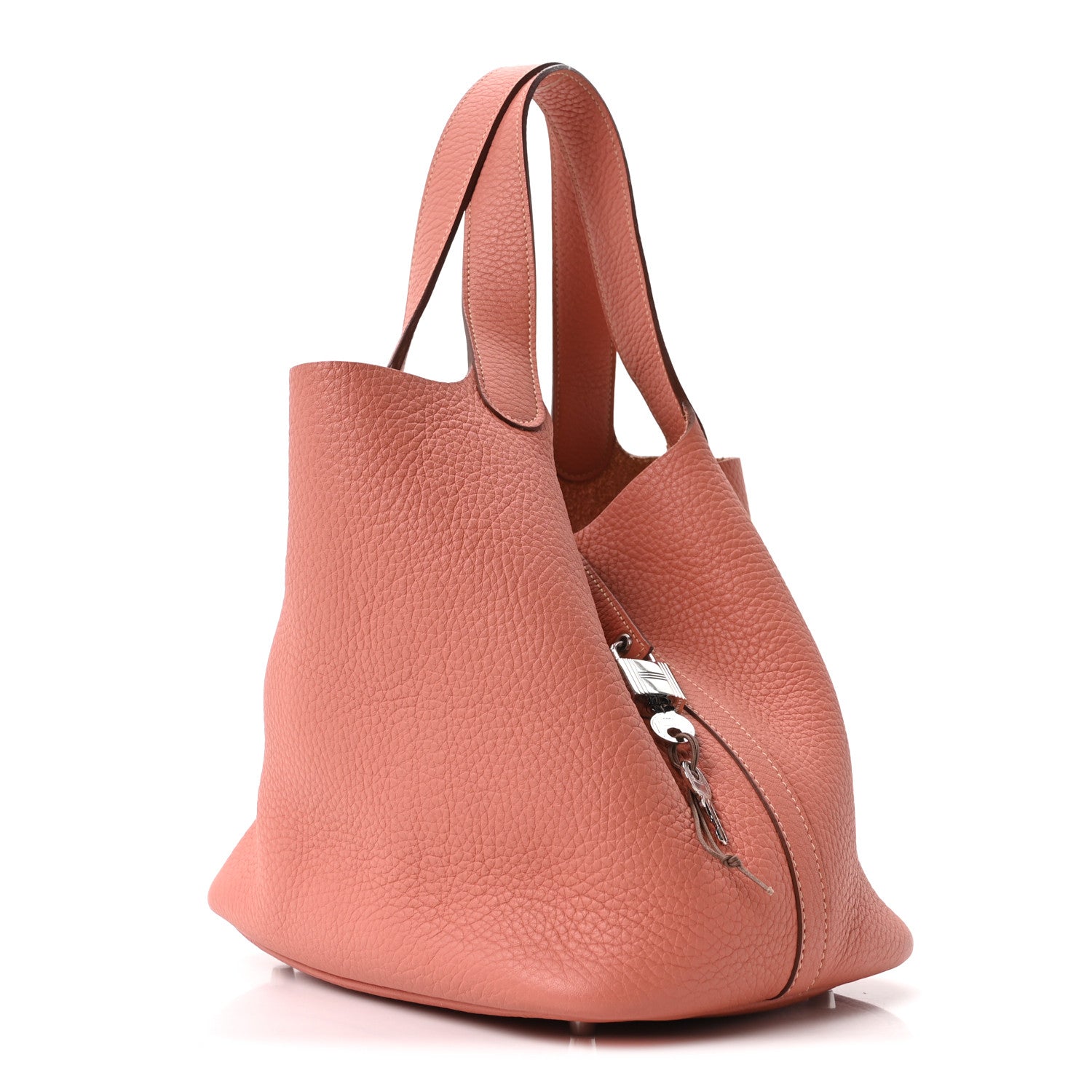 Hermes Taurillon Clemence Picotin Lock 22 MM Crevette 3 of 10