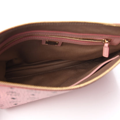 MCM Visetos Medium Crossbody Pouch Soft Pink 4 of 9