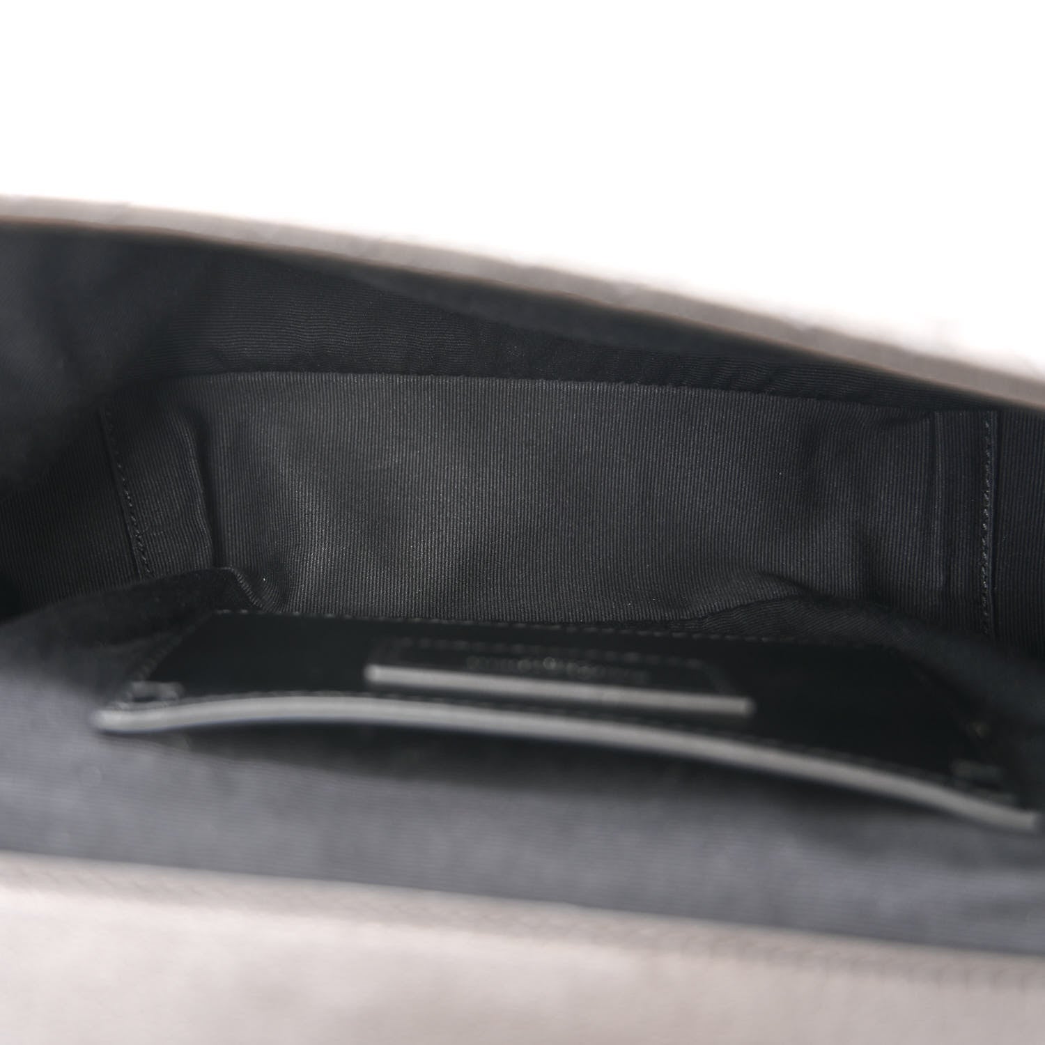 Saint Laurent Sheepskin Tri-Quilt Monogram Medium College Bag Coal 5 of 11