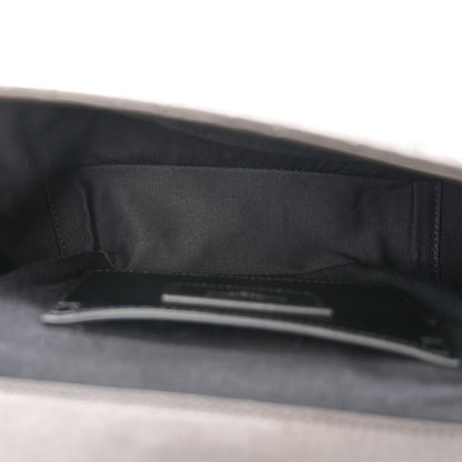 Saint Laurent Sheepskin Tri-Quilt Monogram Medium College Bag Coal 5 of 11