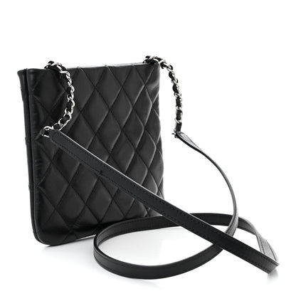 Chanel Lambskin Quilted Crossbody Bag Black 3 of 11