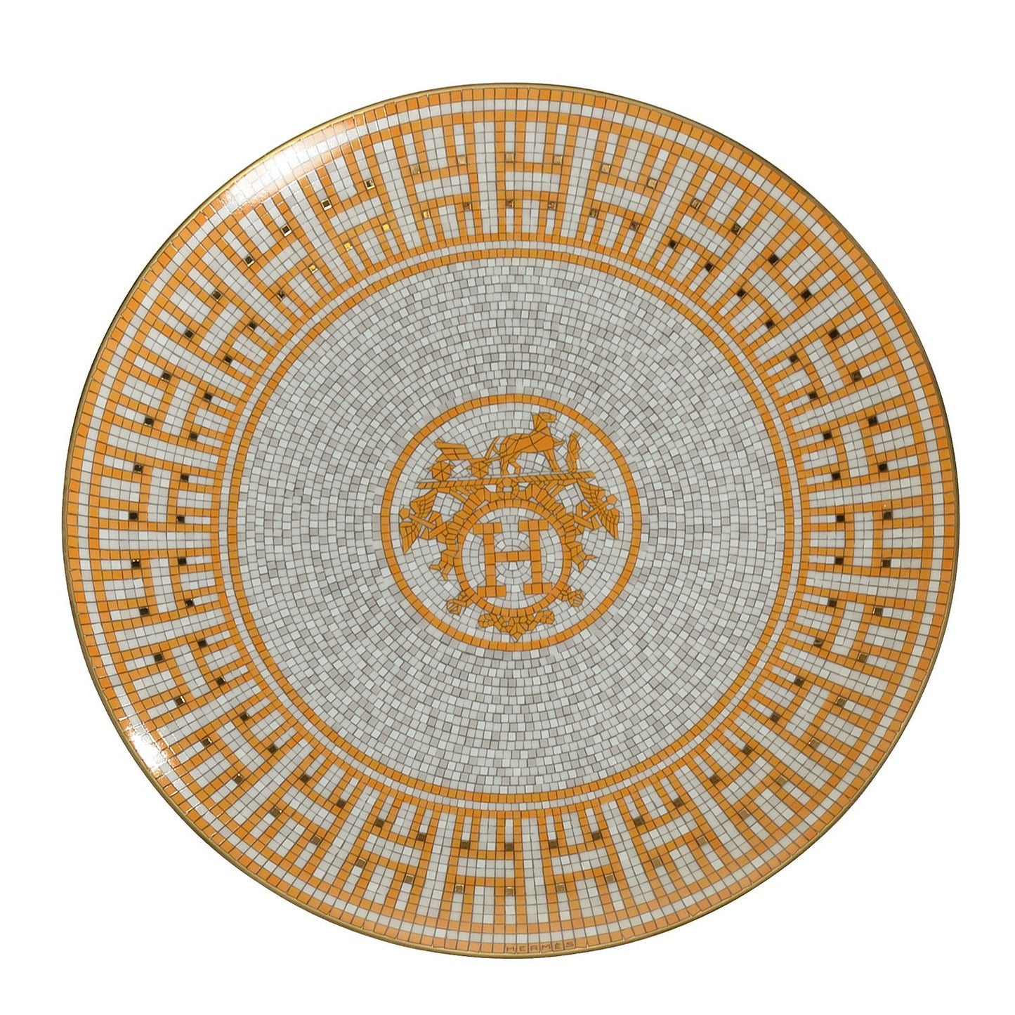 Porcelain Mosaique au 24 Dessert Plate 8.3 Set of 2