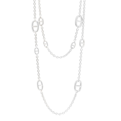Hermes Sterling Silver Farandole Necklace 120 1 of 5