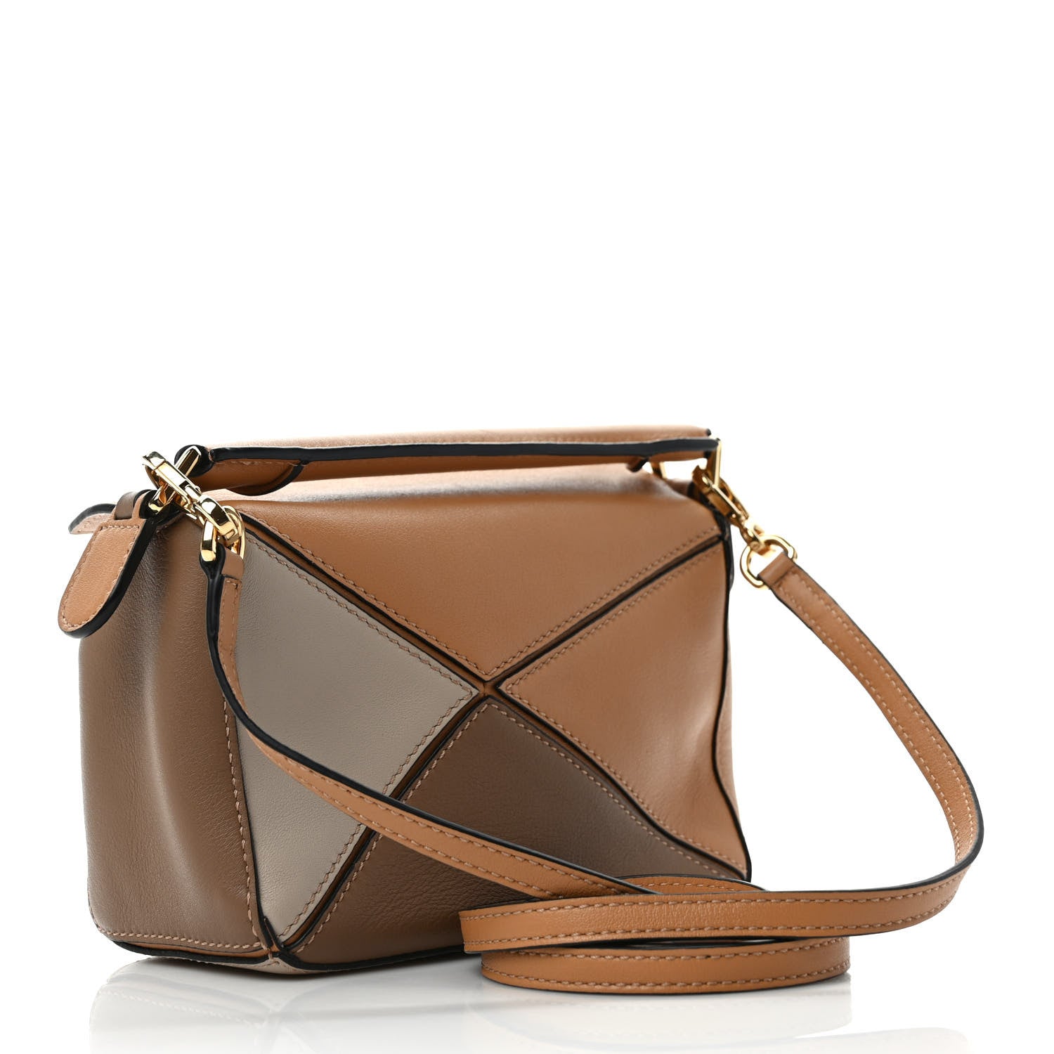 Loewe Calfskin Mini Puzzle Bag Warm Desert Mink 2 of 9