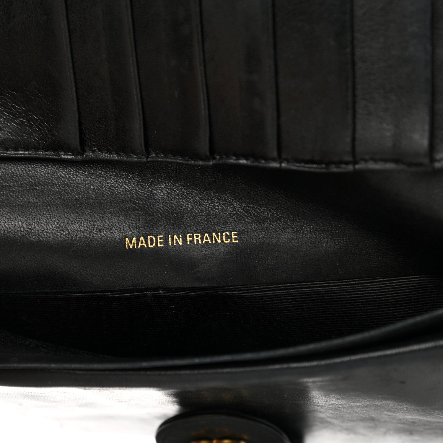 Chanel Caviar Stitched French Wallet Black 8 of 11