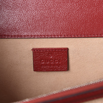 Gucci Tweed GG Monogram Small Dionysus Shoulder Bag White Black Romantic Cherry 6 of 8