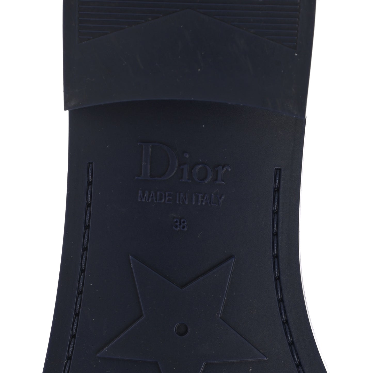 Technical Stretch Fabric Camouflage Dio(r)evolution Slide Sandals 38 Deep Blue