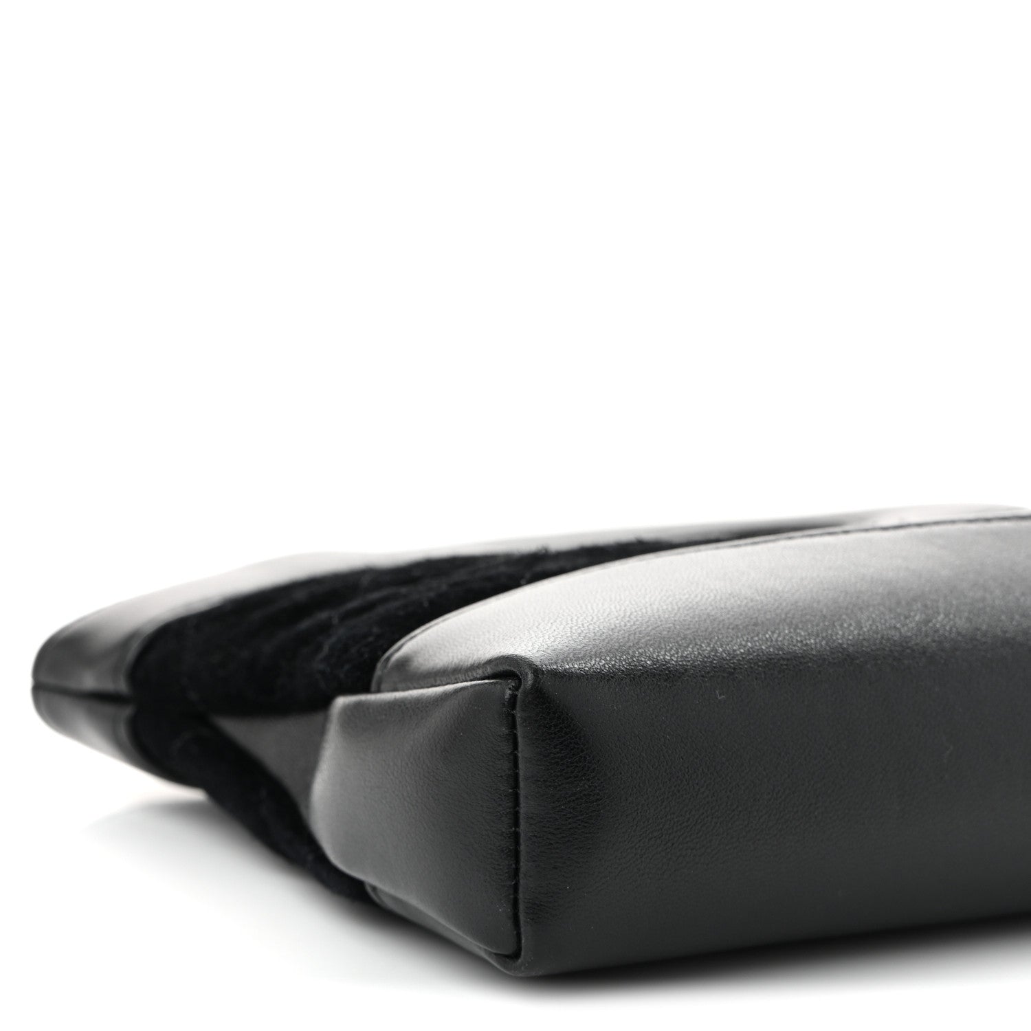 Chanel Suede Shiny Crumpled Calfskin Quilted Nano 31 Shopping Bag Black 9 of 10