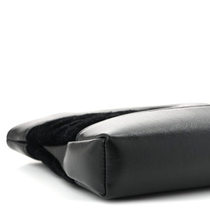 Chanel Suede Shiny Crumpled Calfskin Quilted Nano 31 Shopping Bag Black 9 of 10