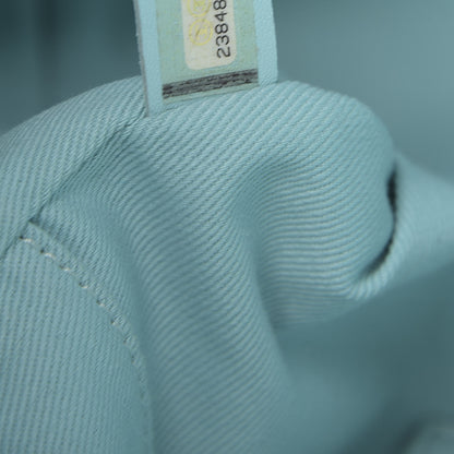 Chanel Woven Straw Raffia Large Deauville Tote Turquoise 6 of 9