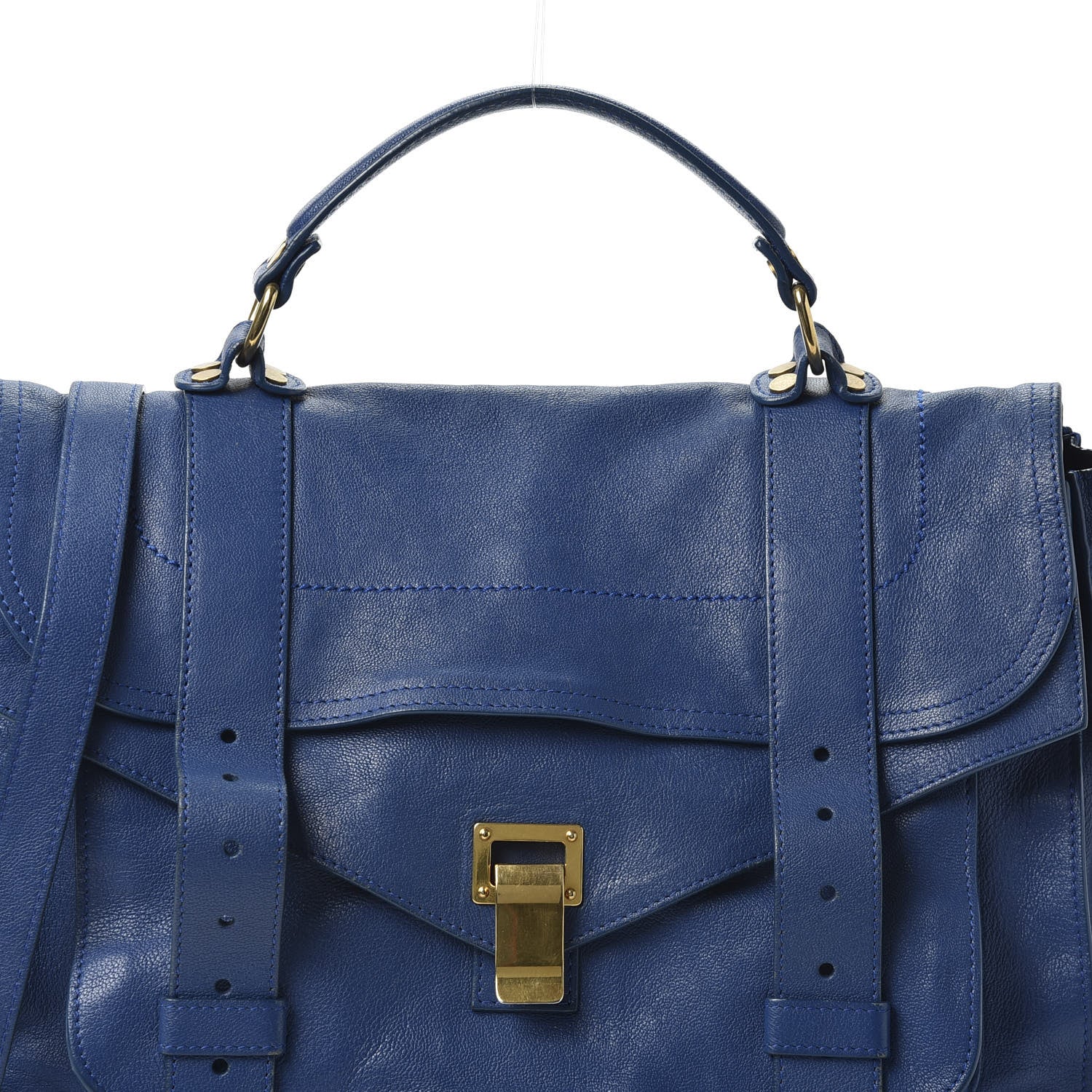 Proenza Schouler Lambskin Medium PS1 Satchel Royal Blue 10 of 10