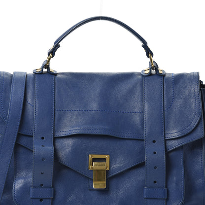 Proenza Schouler Lambskin Medium PS1 Satchel Royal Blue 10 of 10