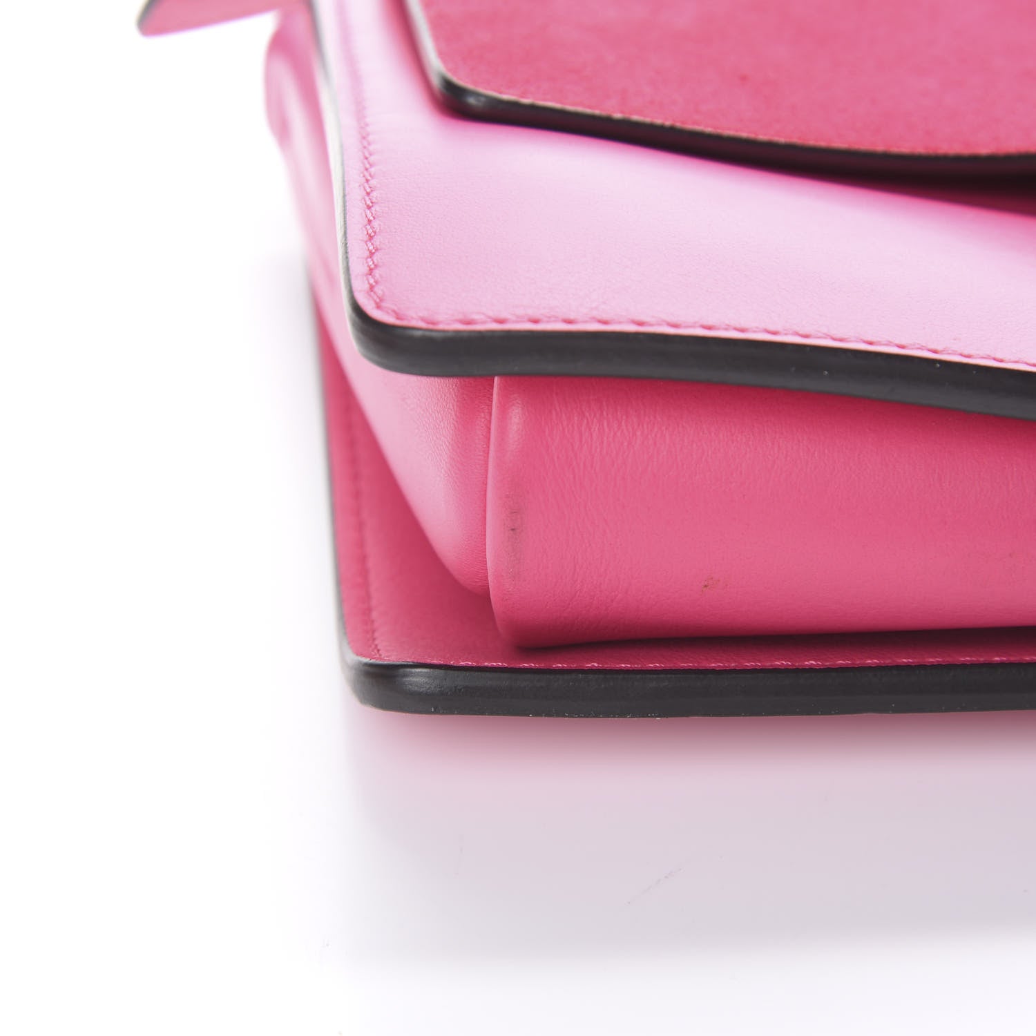 Chloe Suede Calfskin Small Faye Shoulder Bag Fuchsia Rose 12 of 16