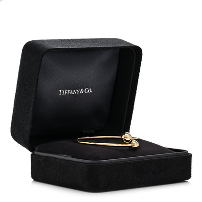 Tiffany 18K Yellow Gold 8mm HardWear Ball Bypass Bracelet 4 of 4