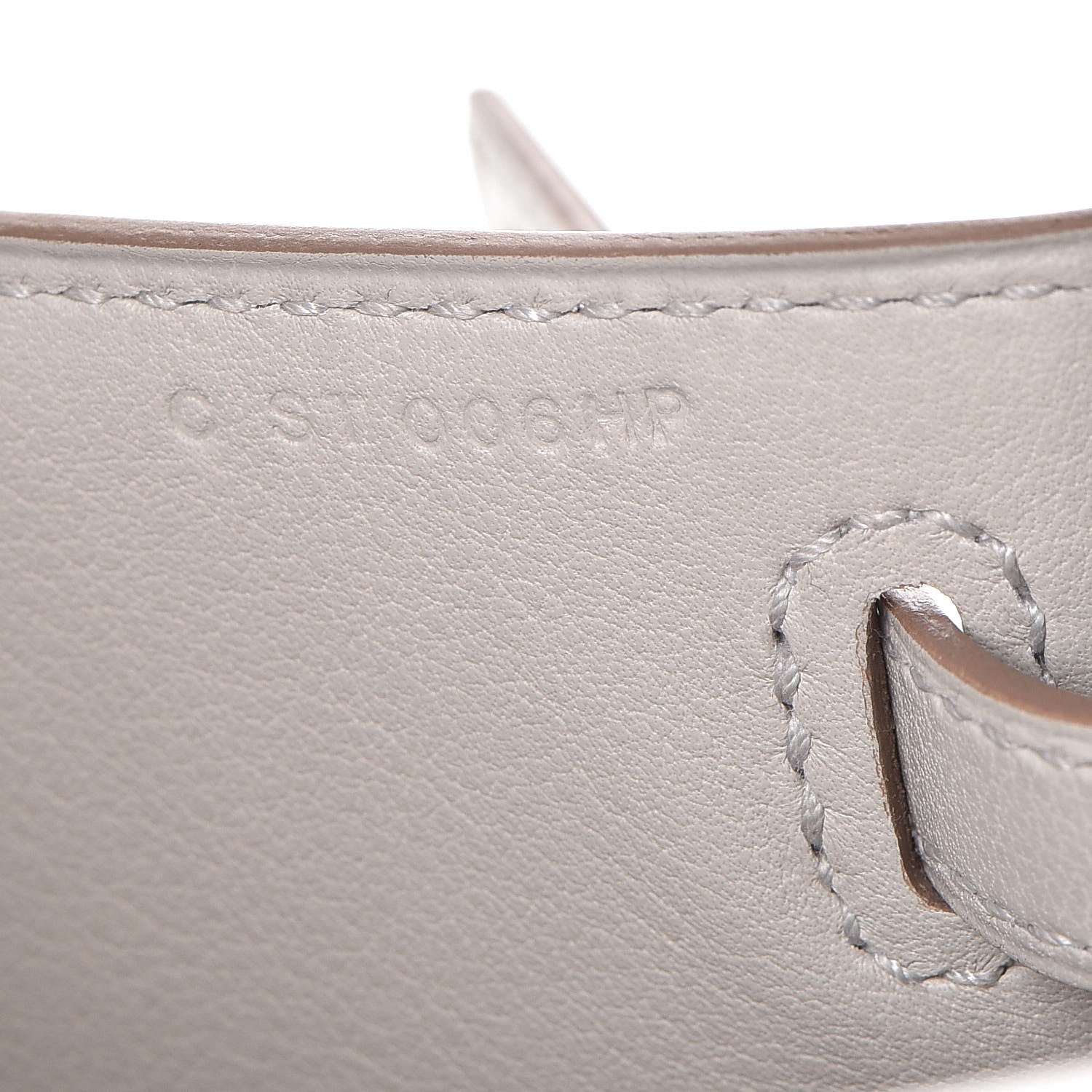 Hermes Swift Kelly Pochette Clutch Gris Perle 11 of 26
