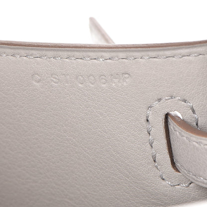 Hermes Swift Kelly Pochette Clutch Gris Perle 11 of 26