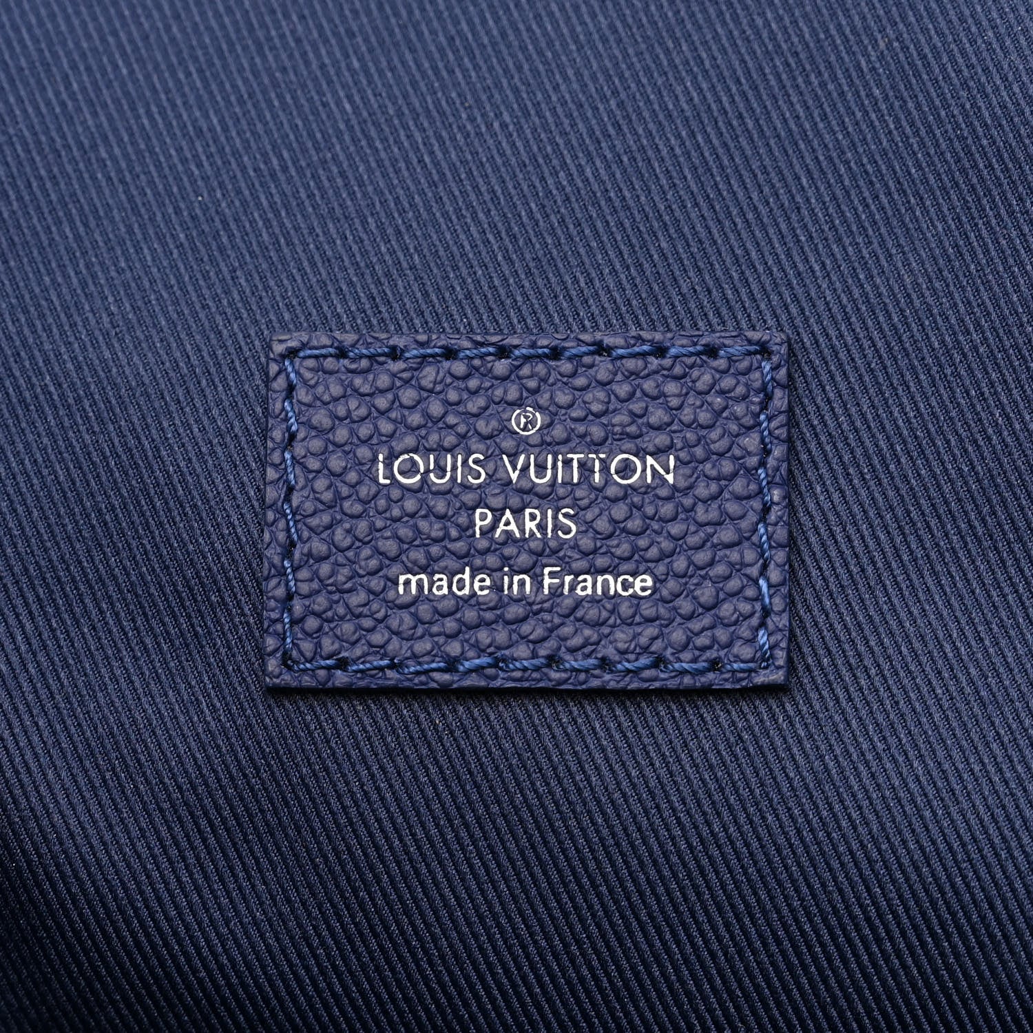 Louis Vuitton Cowhide Monogram Bandana Christopher MM Backpack Blue 6 of 9