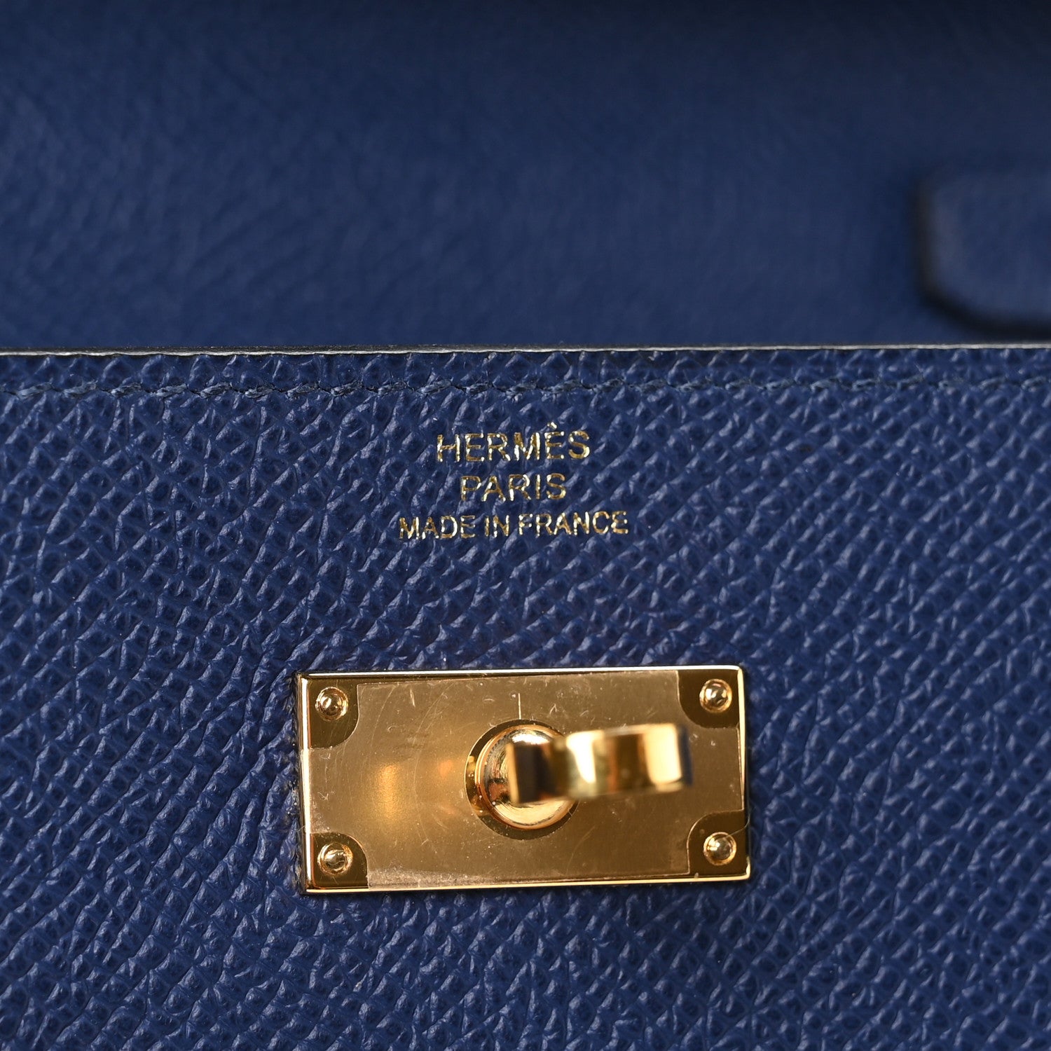 Hermes Epsom Kelly Wallet To Go Bleu Saphir 6 of 10