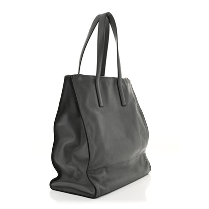 Prada Saffiano Travel Shopping Tote Mercurio 3 of 14