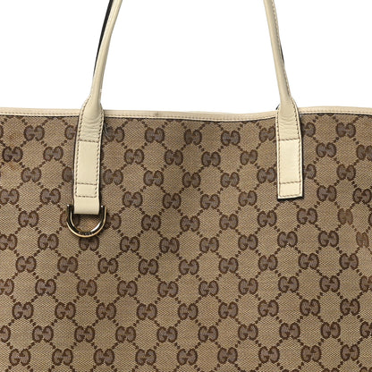 Gucci Monogram Large New Britt Tote Off White 8 of 11