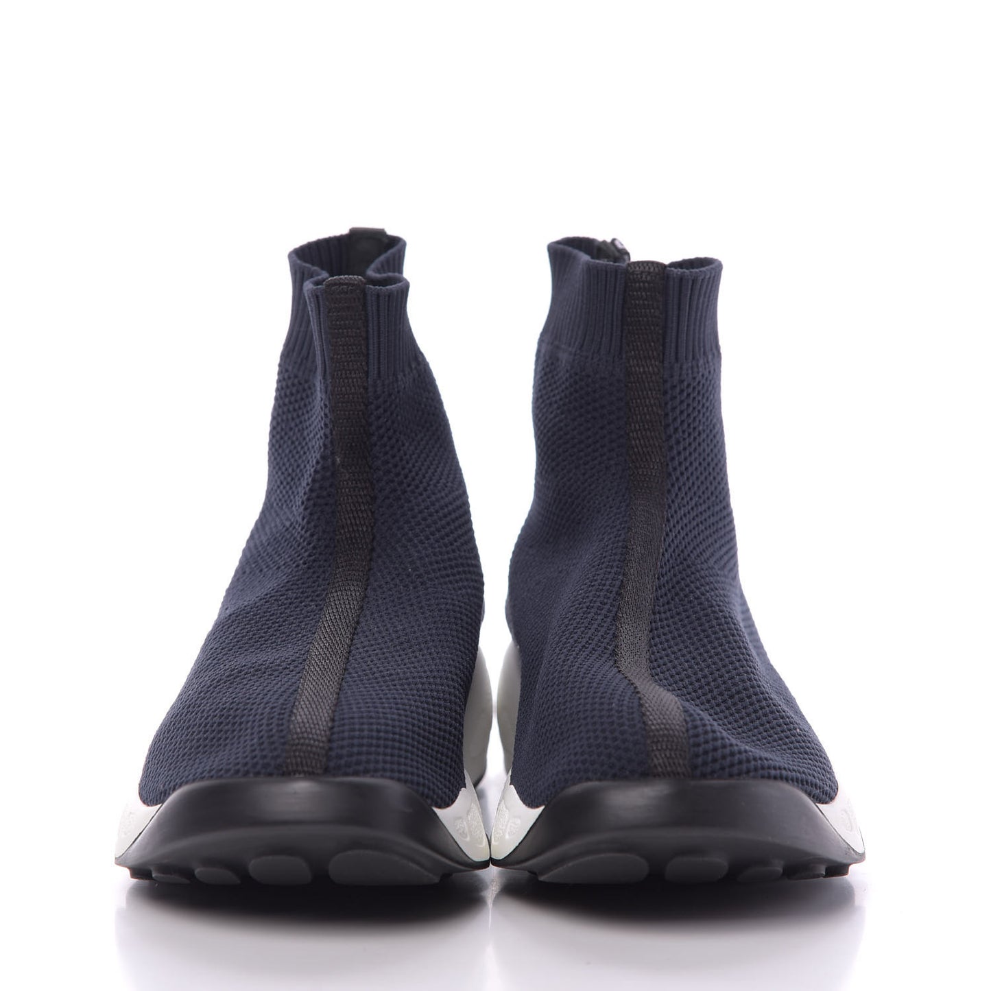 Technical Canvas Fusion High Top Sneakers 36 Black