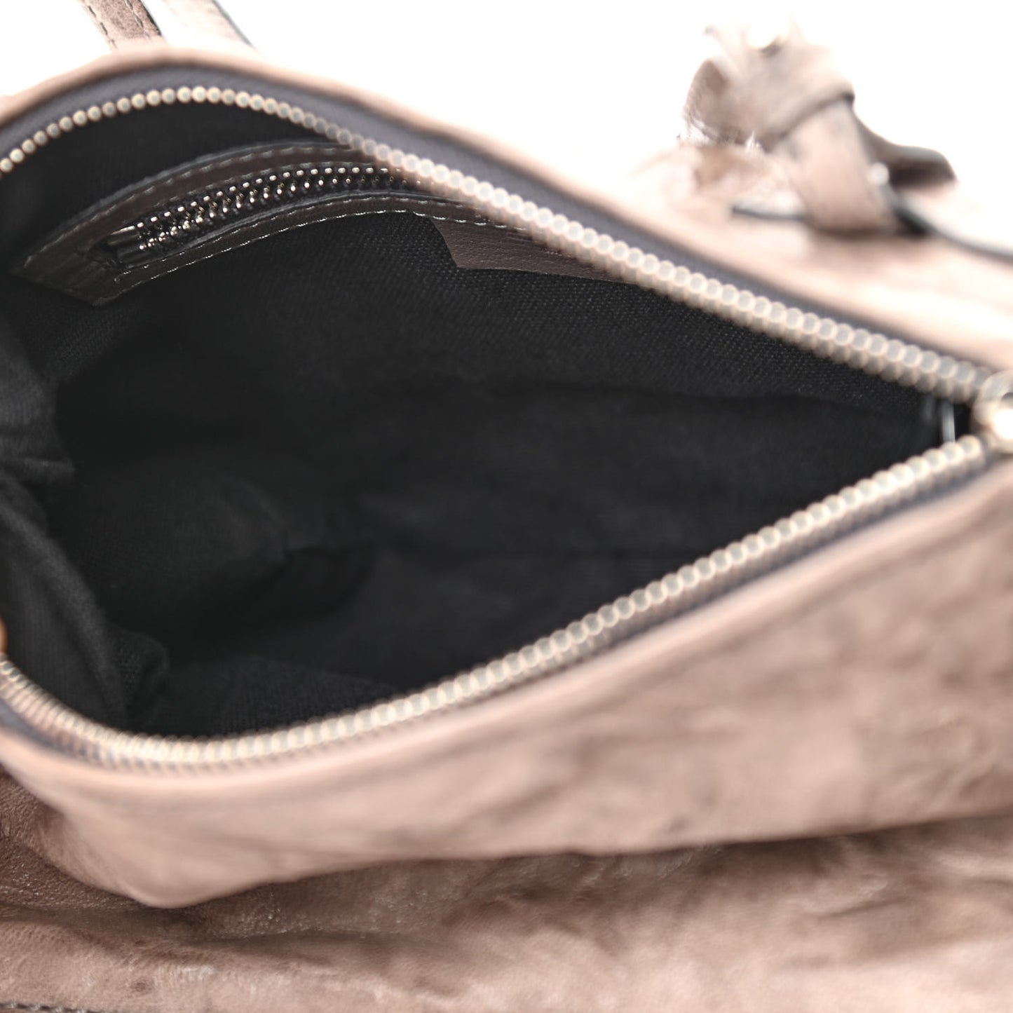 Tumbled Sheepskin Mini Pandora Charcoal